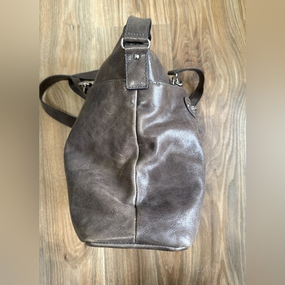 Via Spiga Gray Leather Large Bag EUC - Picture 11 of 11